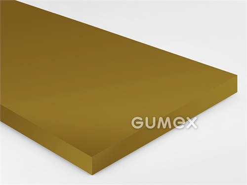 Polyurethanplatte PU44, 2mm, 3050x520mm, 80°ShA, PU, -30°C/+80°C, braun, 